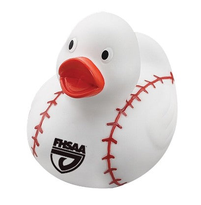 Custom Baseball Rubber Duck