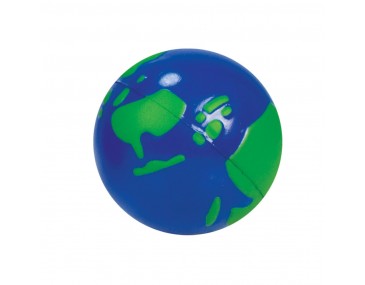 Glossy Globe Logo Printed Stress Toy