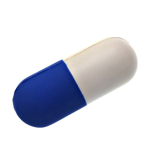 Stress Pill Capsule Blue