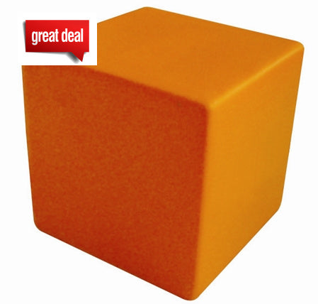 Stressball Shape Cube orange