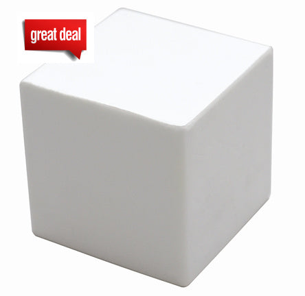 Stressball Shape Cube white